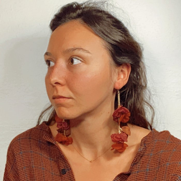 Boucles d'oreilles Bouquet