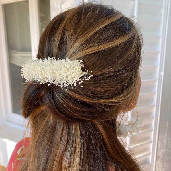 Doble peineta de flores Brisa