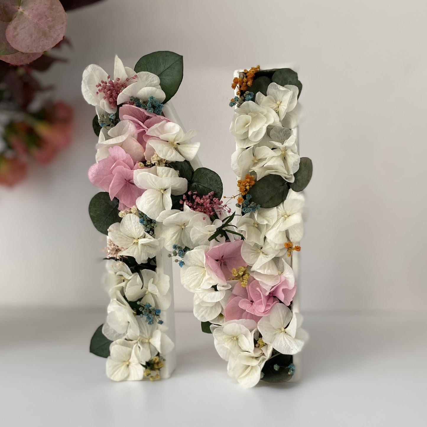 Romantic Preserved Flower Letter