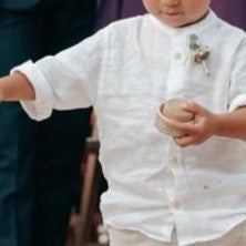 Mini boutonnière naturel pour enfants