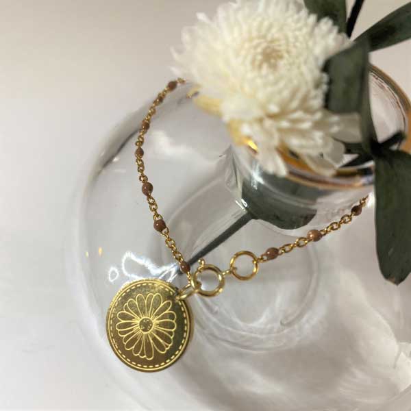 Pulsera flor mes