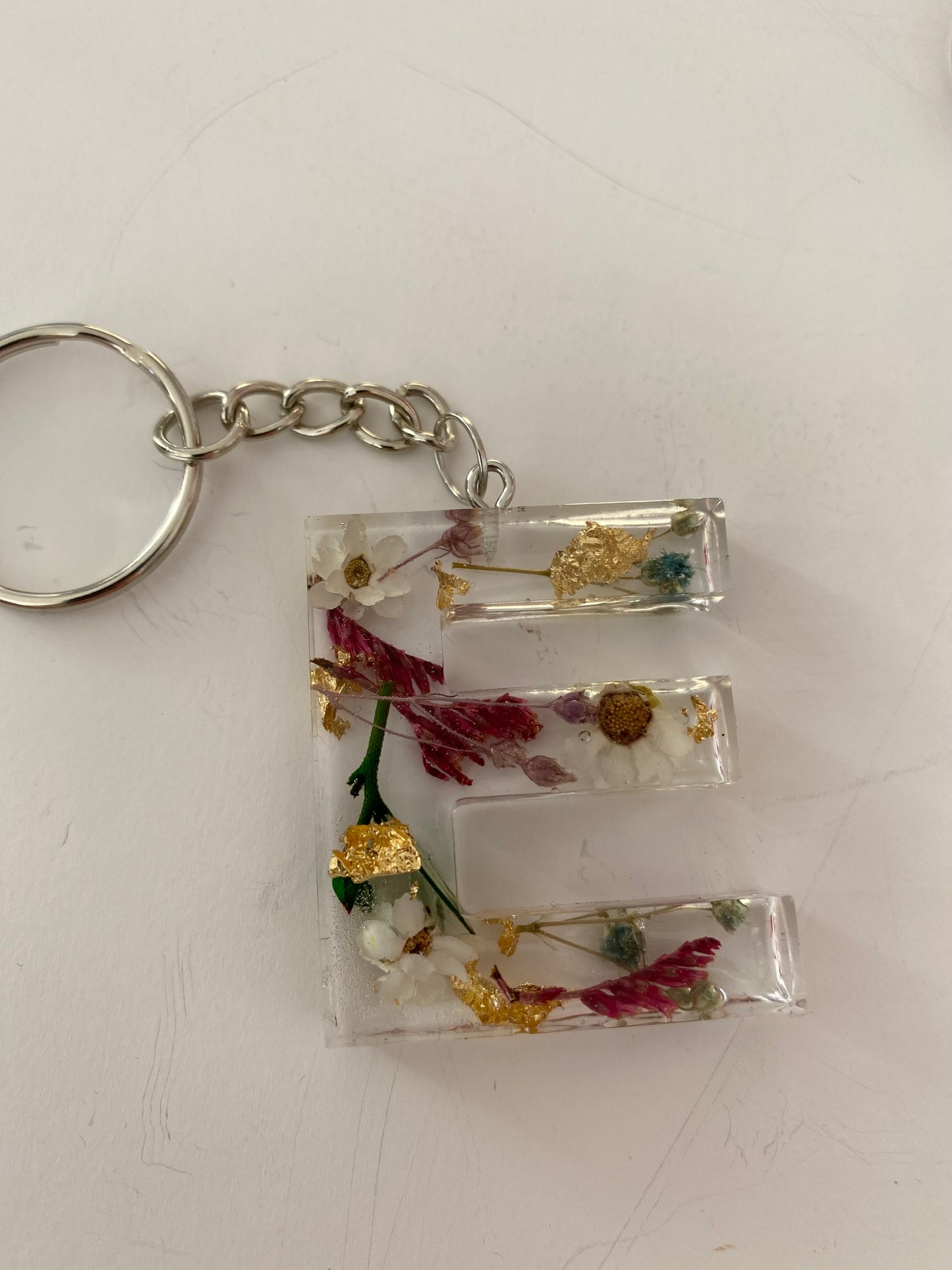 Letter keychains